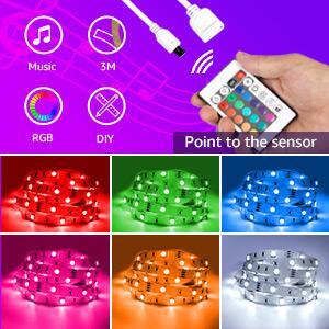 Led Strip Lights 20m Ultra-long Led Lights Strip Music Sync, App Control  With Remote, Led Rgb Led Lights For Bedroom, Diy Color Options Led Tape  Light