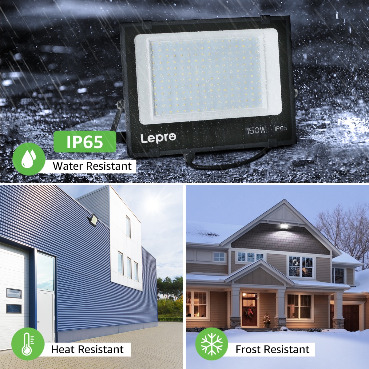 150 watt deals outdoor flood light