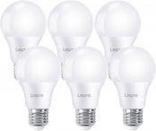 Lepro E27 Screw Bulbs, Warm White 2700K, 60W Incandescent Bulb Equivalent, 7.5W E27 LED Light Bulbs, 750LM GLS Energy Saving Edison Lightbulb, Non-dimmable, Pack of 6