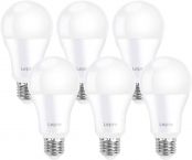 Lepro E27 Screw Bulbs 100W Equivalent, Warm White 2700K E27 LED Bulb, 13.5W 1521LM Edison Screw LED Light Bulb Super Bright, Energy Saving E27 Bulbs, Non Dimmable, Pack of 6
