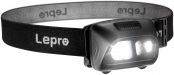 Lepro LED Head Torch, 700L Super Bright LED Headlamp with 6 Lighting Modes, Waterproof, 3A Battery Powered, Lightweight Headlight for Cycling Running Camping for Kids Adults