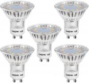 Lepro GU10 LED Bulbs, Warm White 2700K LED Light Bulbs, 35W Halogen Spotlight Equivalent, 3W Energy Saving GU10 Bulbs, 250lm, 120° Beam Angle, Non Dimmable, AC 220-240V, Pack of 5
