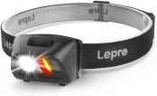 Lepro Head Torch, 700L Super Bright LED Headlamp with 6 Lighting Modes, Waterproof, 3A Battery Powered, Lightweight Headlight for Cycling Running Camping for Kids Adults