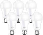 Lepro Bayonet Light Bulbs, 100W Incandescent Bulb Equivalent, 13.5W B22 LED Bulbs, Super Bright 1521 Lumen Lightbulbs, Warm White 2700K, Non-dimmable, Pack of 6