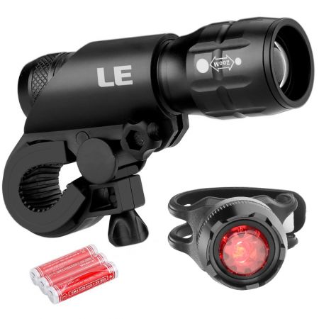 bicycle headlight and taillight set