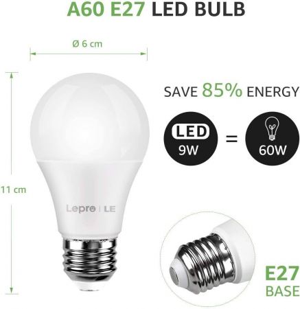 White led bulbs for home store