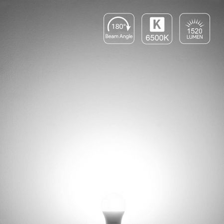 Lepro Bayonet Light Bulbs 100 Watt Equivalent Cool White 6500K Daylight Bulbs 13.5W B22 LED Bulbs