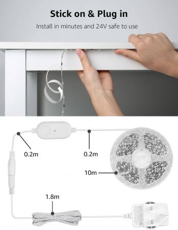 10m led strip lights alexa on sale