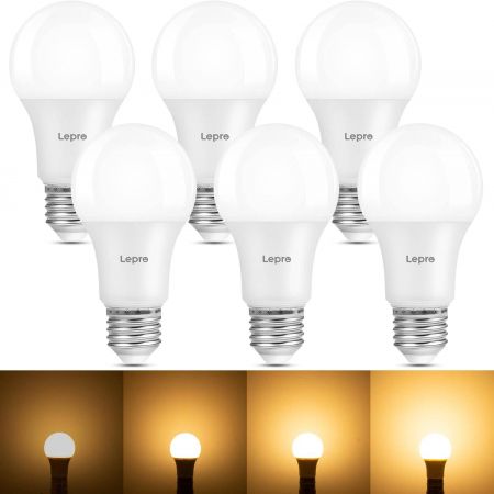 E27 bulb warm white top