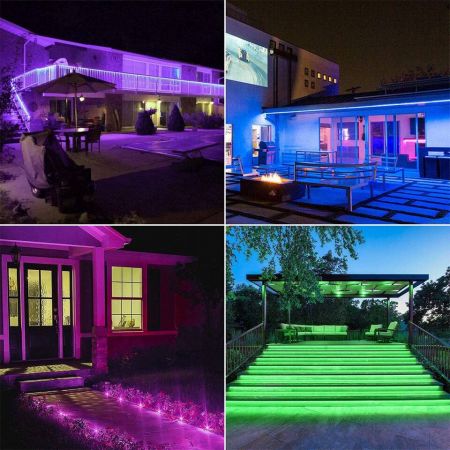 Lepro 10m Outdoor Led Strip Lights, Colour Changing Outdoor Rope Lights