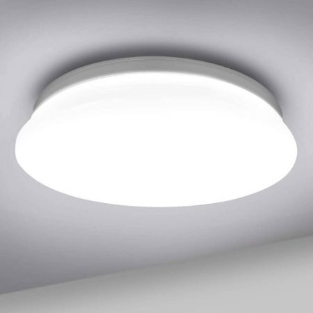 Le Led Kitchen Ceiling Light 80w Equivalent 18w 1200lm 5000k Daylight White Modern Fitting - Flush Led Kitchen Ceiling Lights Uk