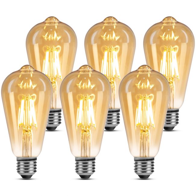 Lepro E27 Vintage Light Bulbs, LED E27 Screw Bulb, 40W Halogen Bulb ...