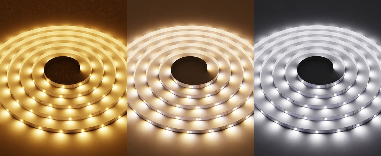Lepro LED Strip, 10 m Dimmable LED Strip Set, Cool White Light