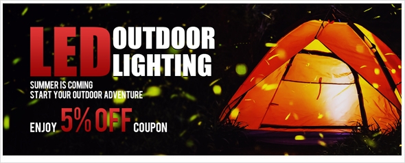 LED outdoor lights enjoy extra 5% off coupon, shop now